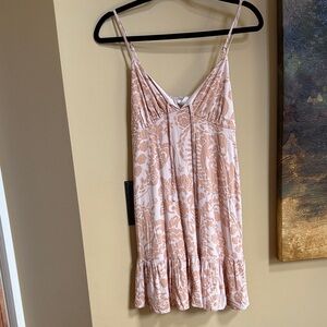 Abound Pink Floral Mini Dress